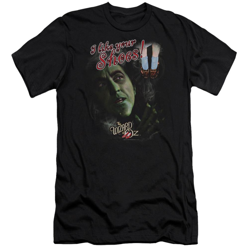 The Wizard Of Oz I Like Your Shoes Men's Ultra-Soft 30/1 Cotton Slim Short-Sleeve T-Shirt