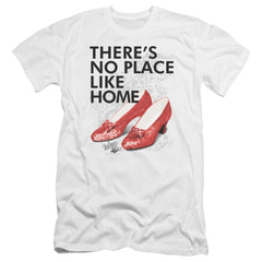 The Wizard Of Oz No Place Like Home Men's Ultra-Soft 30/1 Cotton Slim Short-Sleeve T-Shirt