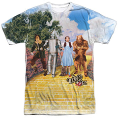 The Wizard Of Oz On The Road Men's Regular Fit Polyester Short-Sleeve T-Shirt