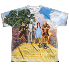The Wizard Of Oz On The Road Youth Regular Fit Poly Short-Sleeve T-Shirt