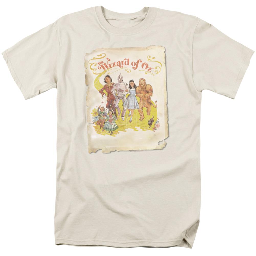 The Wizard Of Oz Poster Men's 18/1 Cotton Short-Sleeve T-Shirt