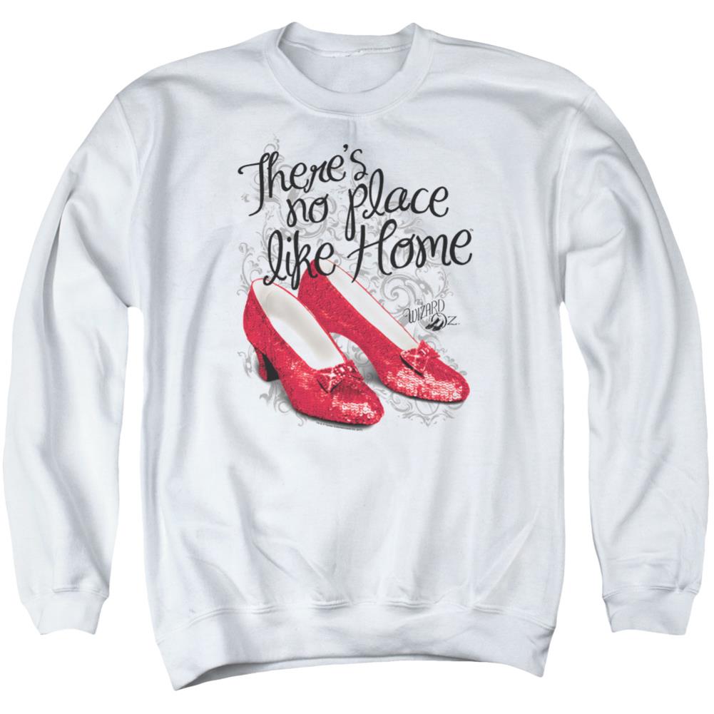 The Wizard Of Oz Ruby Slippers Men's Crewneck 50 50 Poly Long-Sleeve T-Shirt
