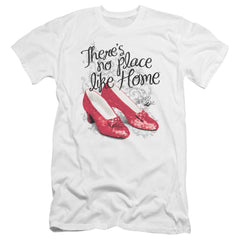 The Wizard Of Oz Ruby Slippers Men's Ultra-Soft 30/1 Cotton Slim Short-Sleeve T-Shirt