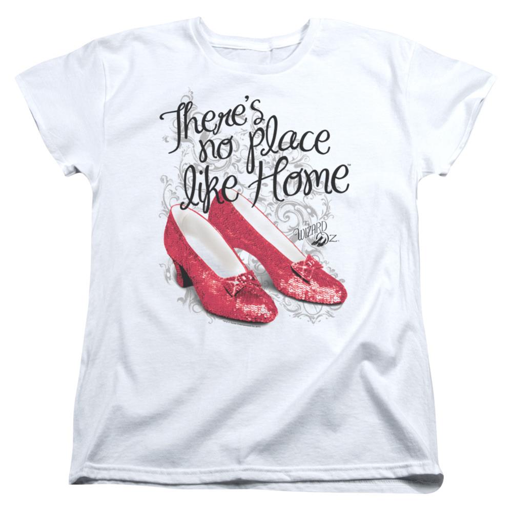 The Wizard Of Oz Ruby Slippers Women's 18/1 Cotton Short-Sleeve T-Shirt