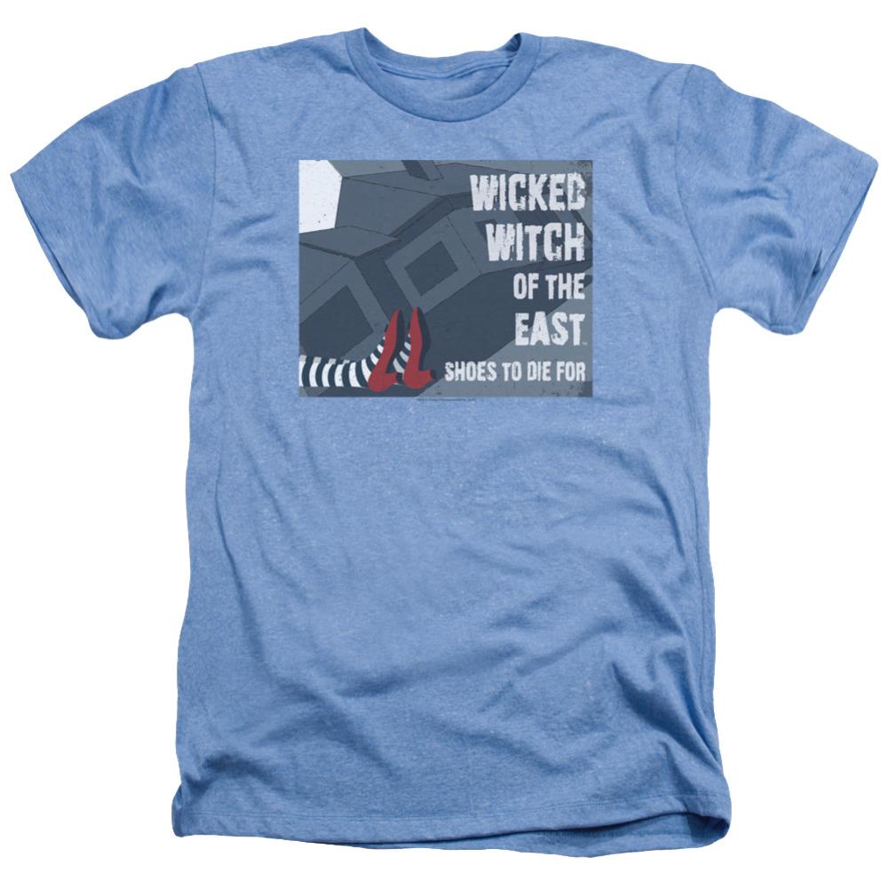 The Wizard Of Oz Shoes To Die For Men's 30/1 Heather 60 40 Poly Short-Sleeve T-Shirt