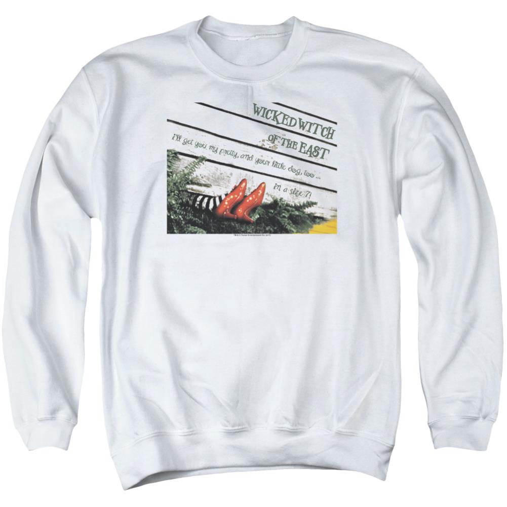 The Wizard Of Oz Size 7 Men's Crewneck 50 50 Poly Long-Sleeve T-Shirt