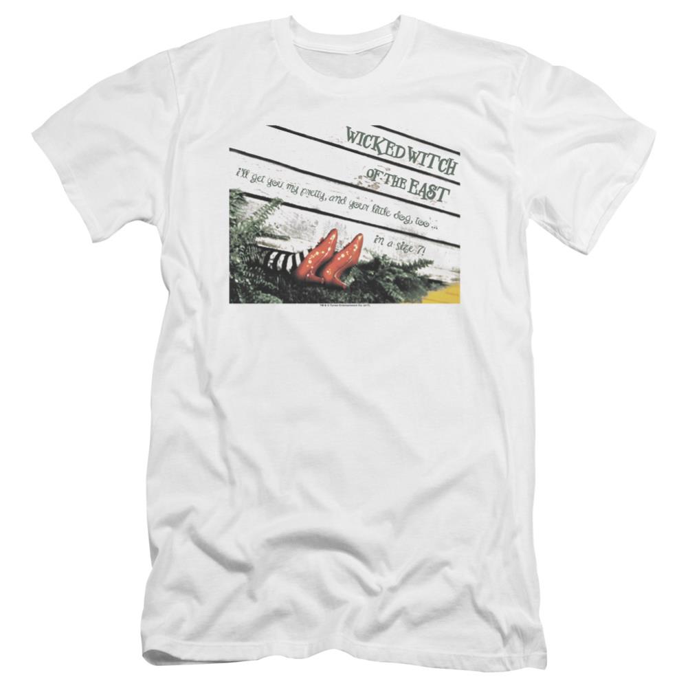 The Wizard Of Oz Size 7 Men's Ultra-Soft 30/1 Cotton Slim Short-Sleeve T-Shirt