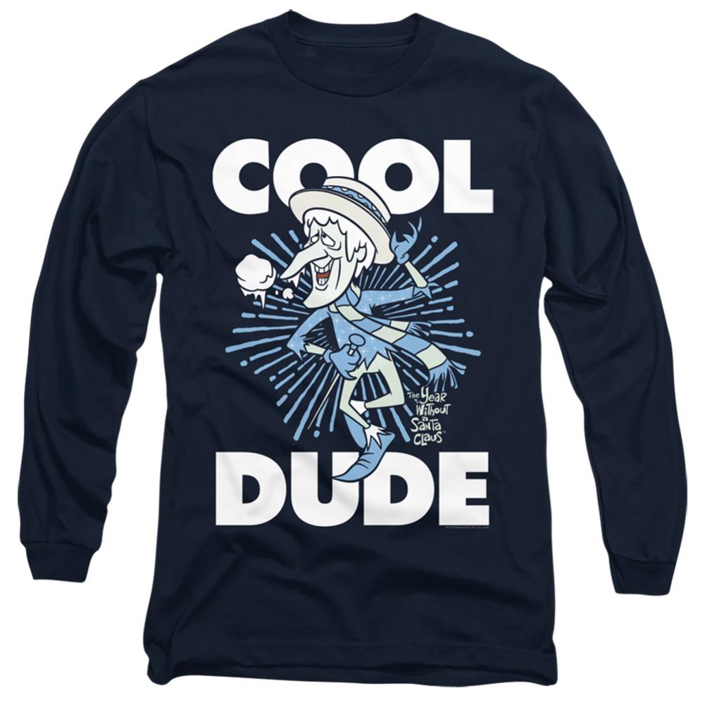 The Year Without A Santa Claus Cool Dude Men's 18/1 Cotton Long-Sleeve T-Shirt
