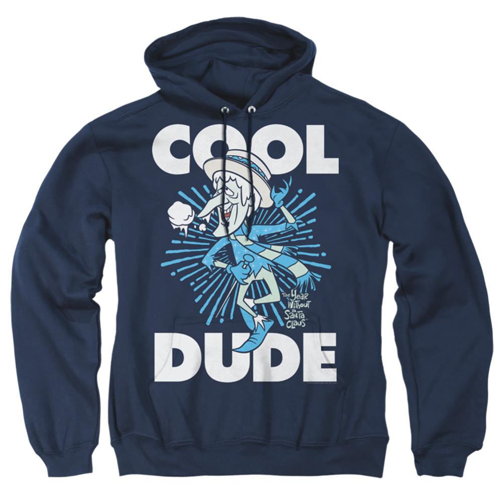 The Year Without A Santa Claus Cool Dude Men's Pull-Over 75 25 Poly Hoodie