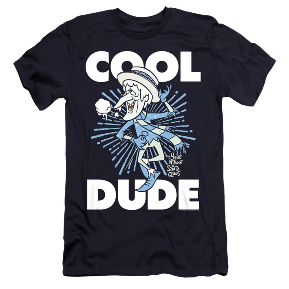 The Year Without A Santa Claus Cool Dude Men's Ultra-Soft 30/1 Cotton Slim Short-Sleeve T-Shirt