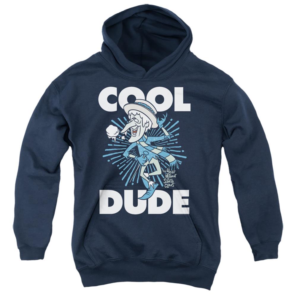 The Year Without A Santa Claus Cool Dude Youth Cotton Poly Pull-Over Hoodie