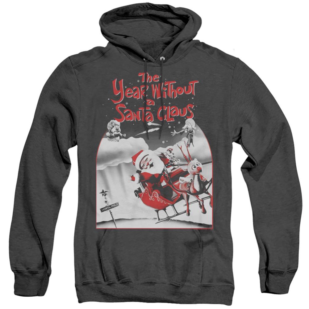 The Year Without A Santa Claus Santa Poster Men's Pull-Over Hoodie