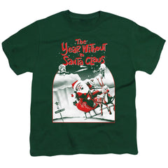 The Year Without A Santa Claus Santa Poster Youth 18/1 100% Cotton Short-Sleeve T-Shirt