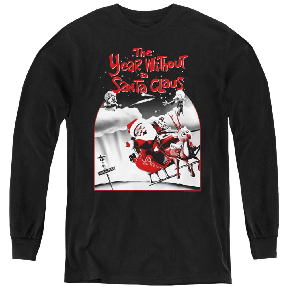 The Year Without A Santa Claus Santa Poster Youth Long-Sleeve T-Shirt