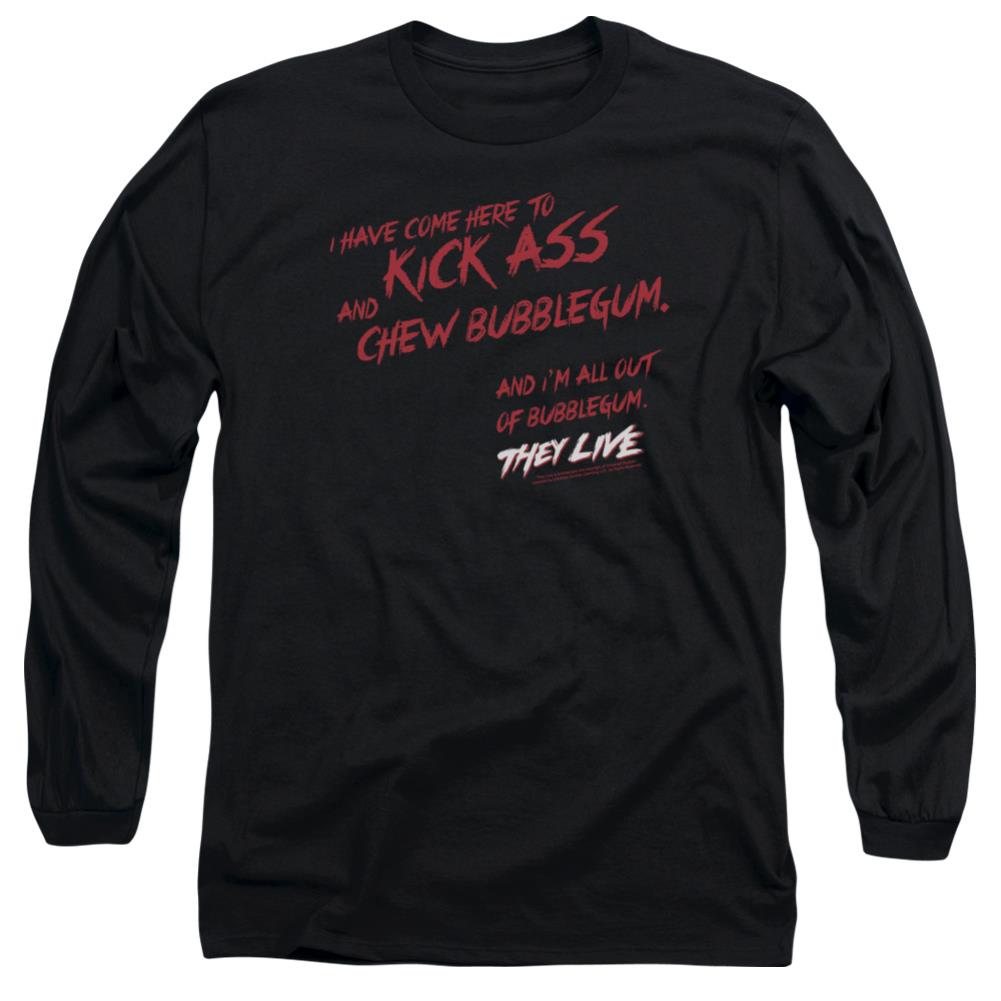 They Live Chew Bubblegum Men's 18/1 Cotton Long-Sleeve T-Shirt