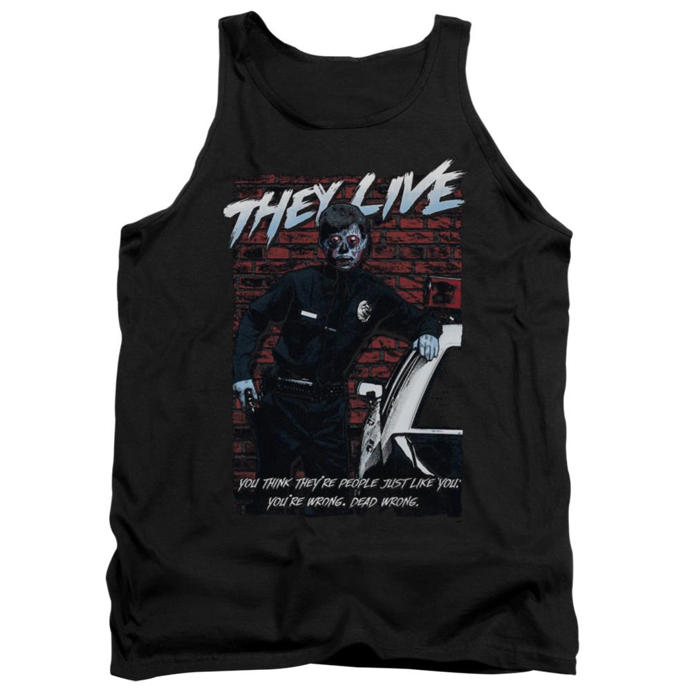 They Live Dead Wrong Men's 18/1 Cotton Tank Top