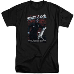 They Live Dead Wrong Men's 18/1 Tall Cotton Short-Sleeve T-Shirt
