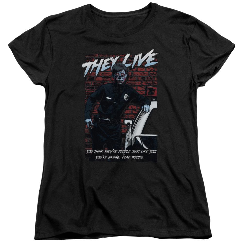 They Live Dead Wrong Women's 18/1 Cotton Short-Sleeve T-Shirt