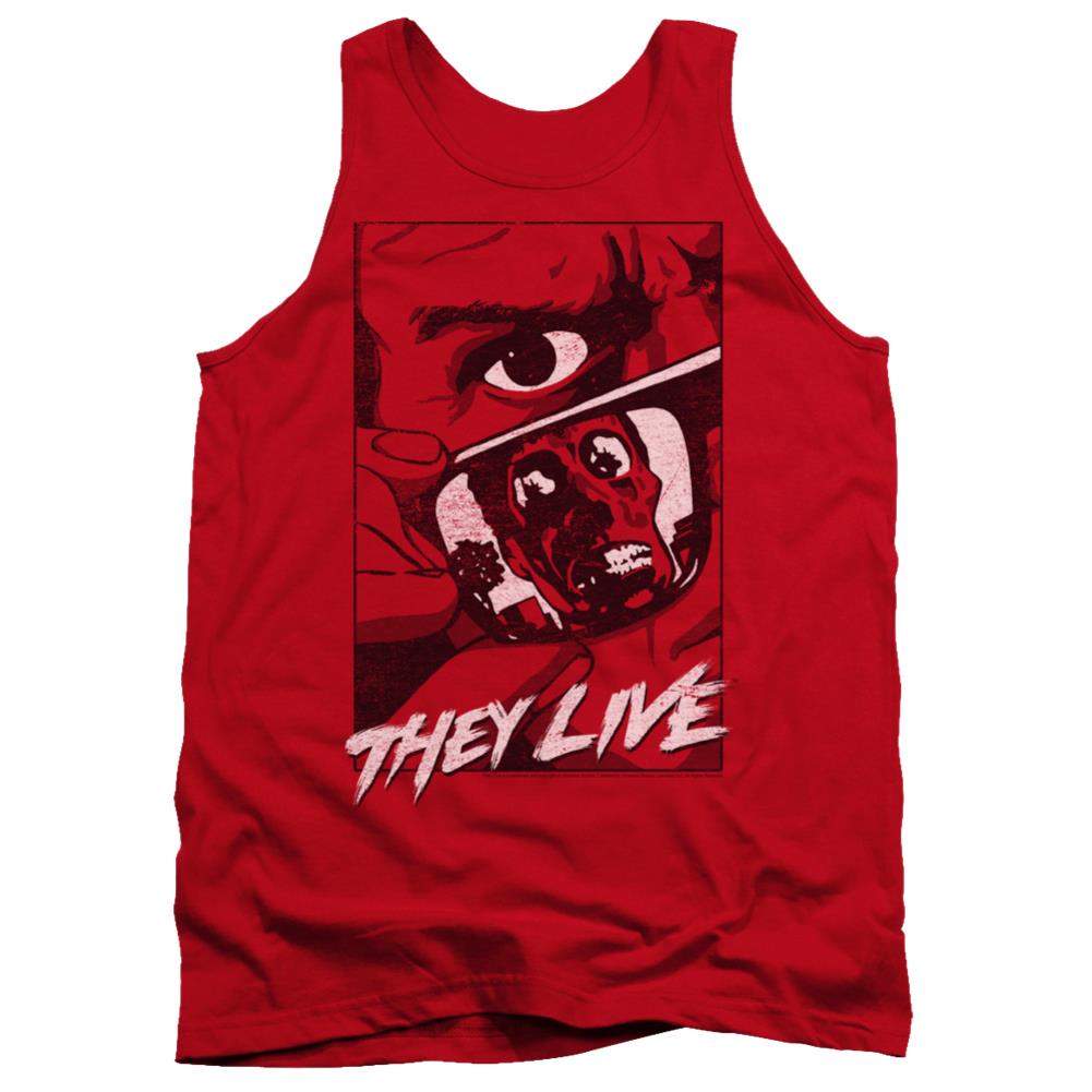 They Live Graphic Poster Men's 18/1 Cotton Tank Top