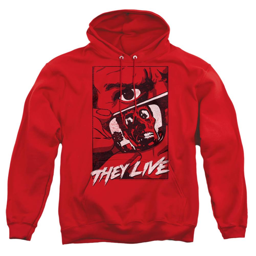 They Live Graphic Poster Men's Pull-Over 75 25 Poly Hoodie