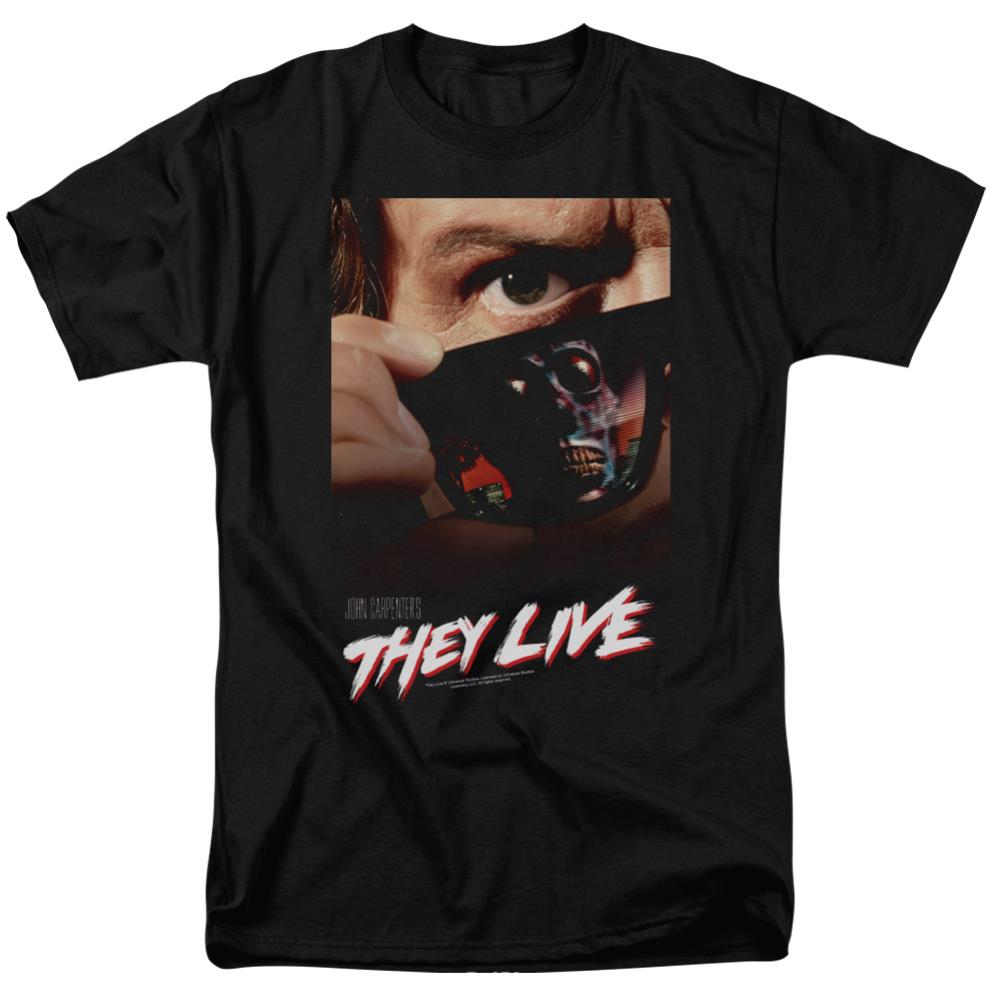 They Live Poster Men's 18/1 Cotton Short-Sleeve T-Shirt