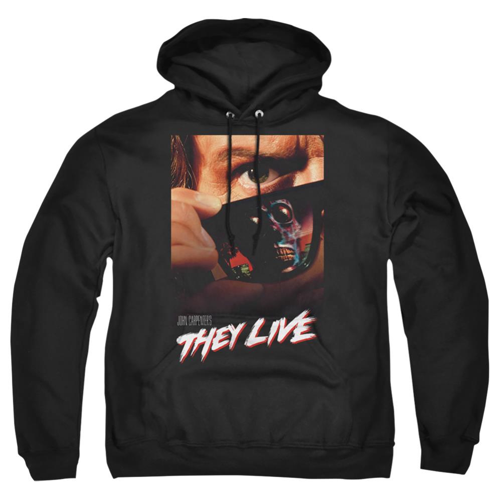 They Live Poster Men's Pull-Over 75 25 Poly Hoodie
