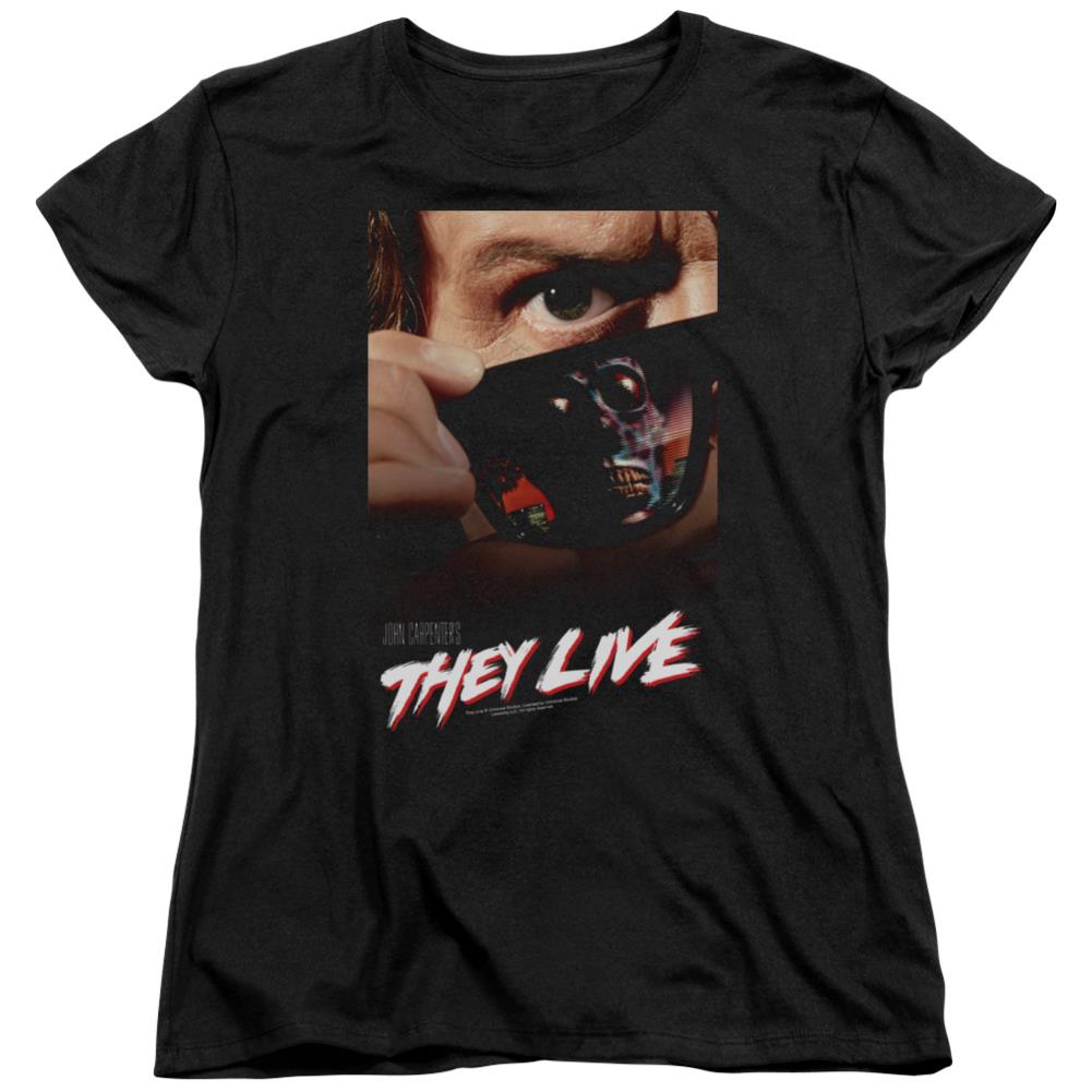 They Live Poster Women's 18/1 Cotton Short-Sleeve T-Shirt