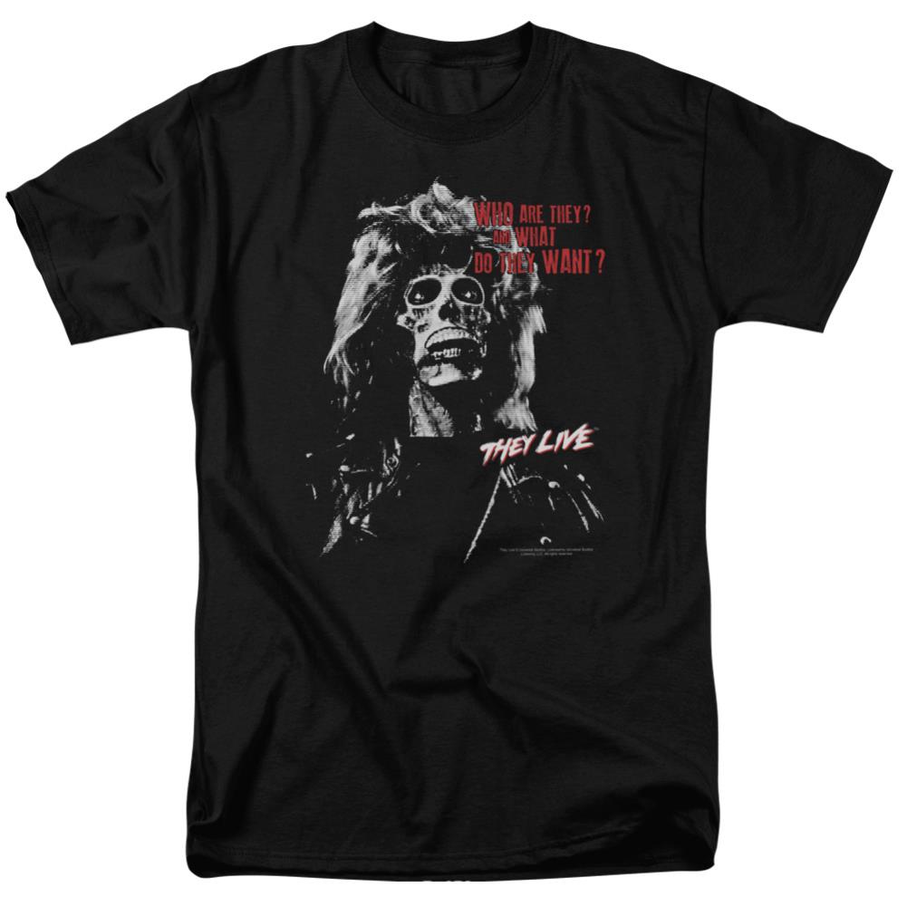 They Live They Want Men's 18/1 Cotton Short-Sleeve T-Shirt