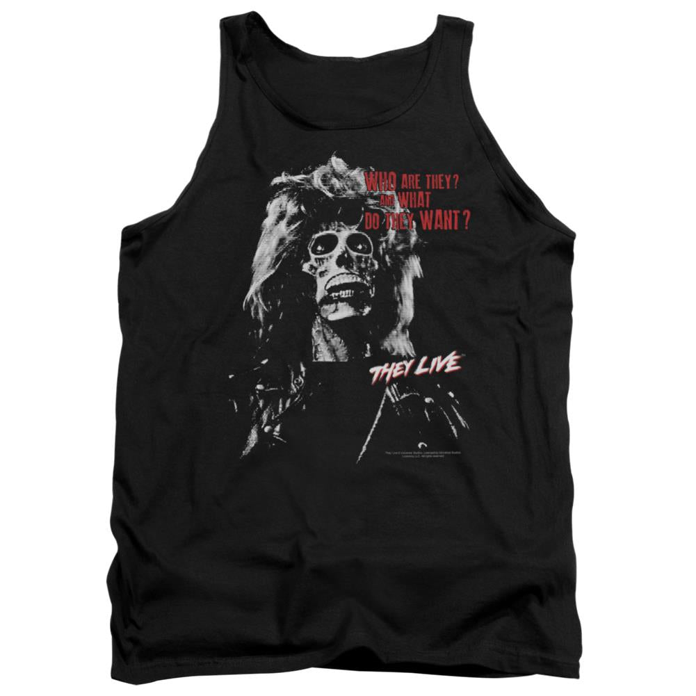 They Live They Want Men's 18/1 Cotton Tank Top
