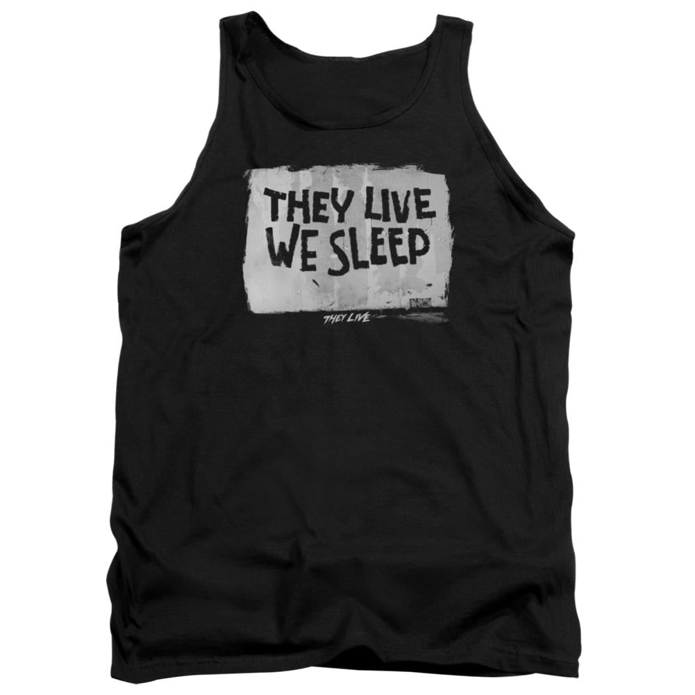 They Live We Sleep Men's 18/1 Cotton Tank Top