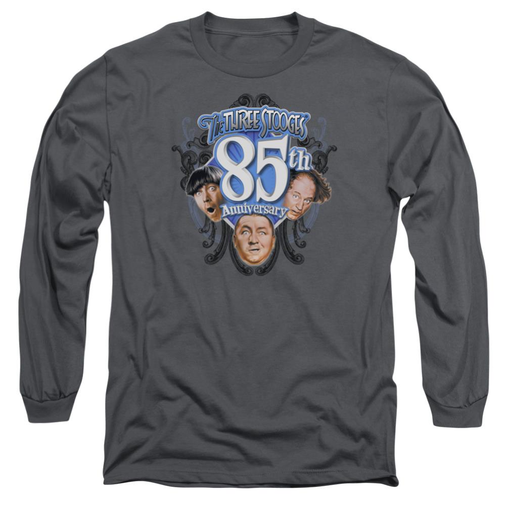 Three Stooges 85th Anniversary 2 Men's 18/1 Cotton Long-Sleeve T-Shirt