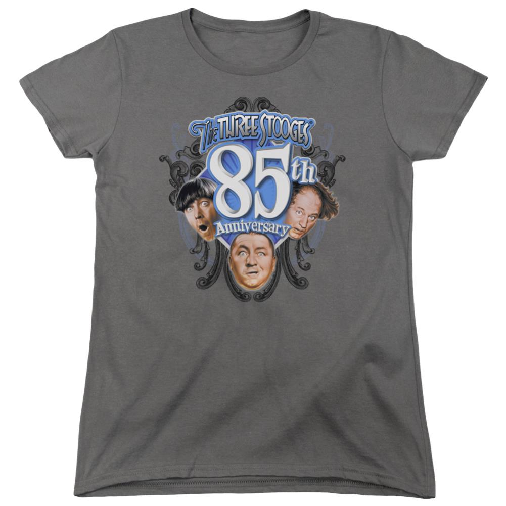Three Stooges 85th Anniversary 2 Women's 18/1 Cotton Short-Sleeve T-Shirt