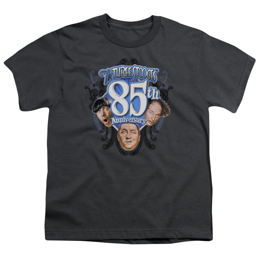 Three Stooges 85th Anniversary 2 Youth 18/1 100% Cotton Short-Sleeve T-Shirt