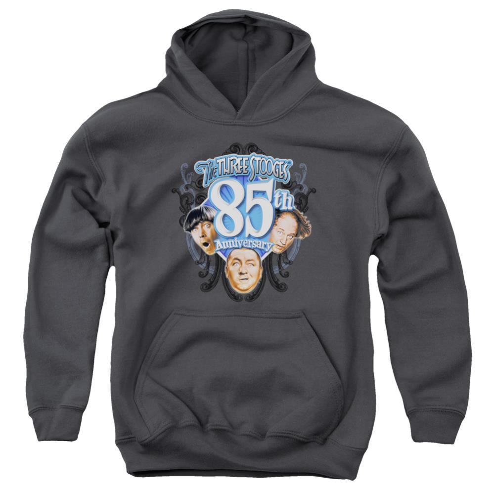 Three Stooges 85th Anniversary 2 Youth Cotton Poly Pull-Over Hoodie