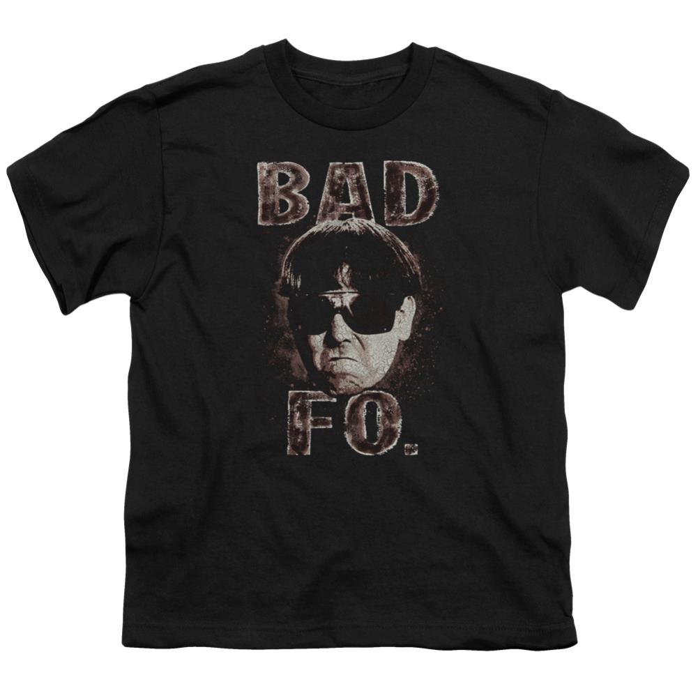 Three Stooges Bad Moe Fo Youth 18/1 100% Cotton Short-Sleeve T-Shirt