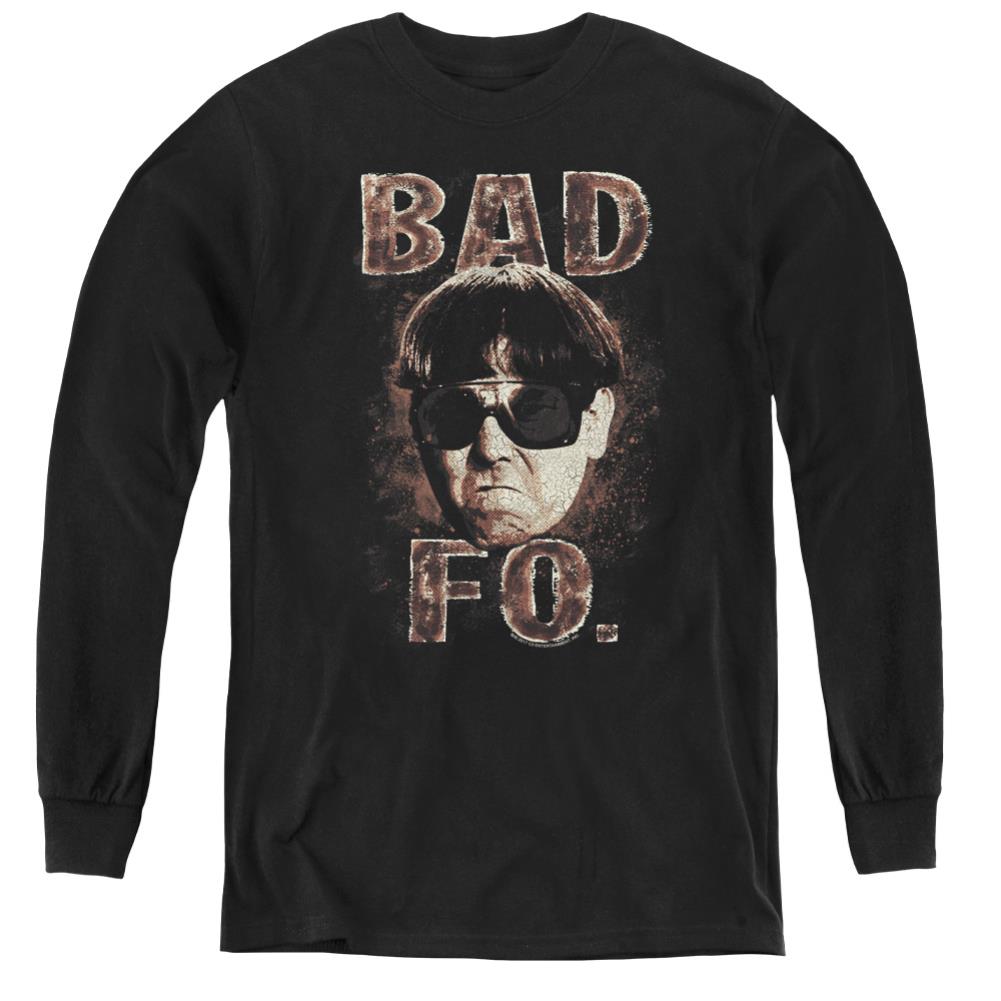 Three Stooges Bad Moe Fo Youth Long-Sleeve T-Shirt