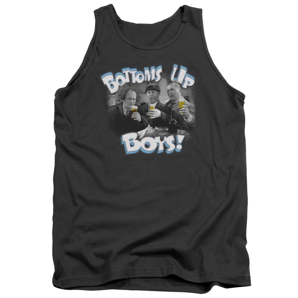 Three Stooges Bottoms Up Men's 18/1 Cotton Tank Top