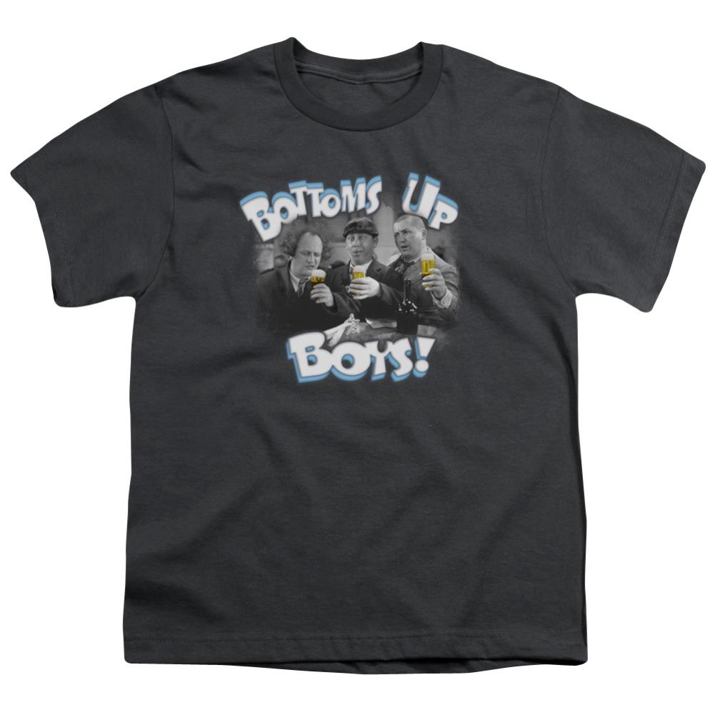 Three Stooges Bottoms Up Youth 18/1 100% Cotton Short-Sleeve T-Shirt