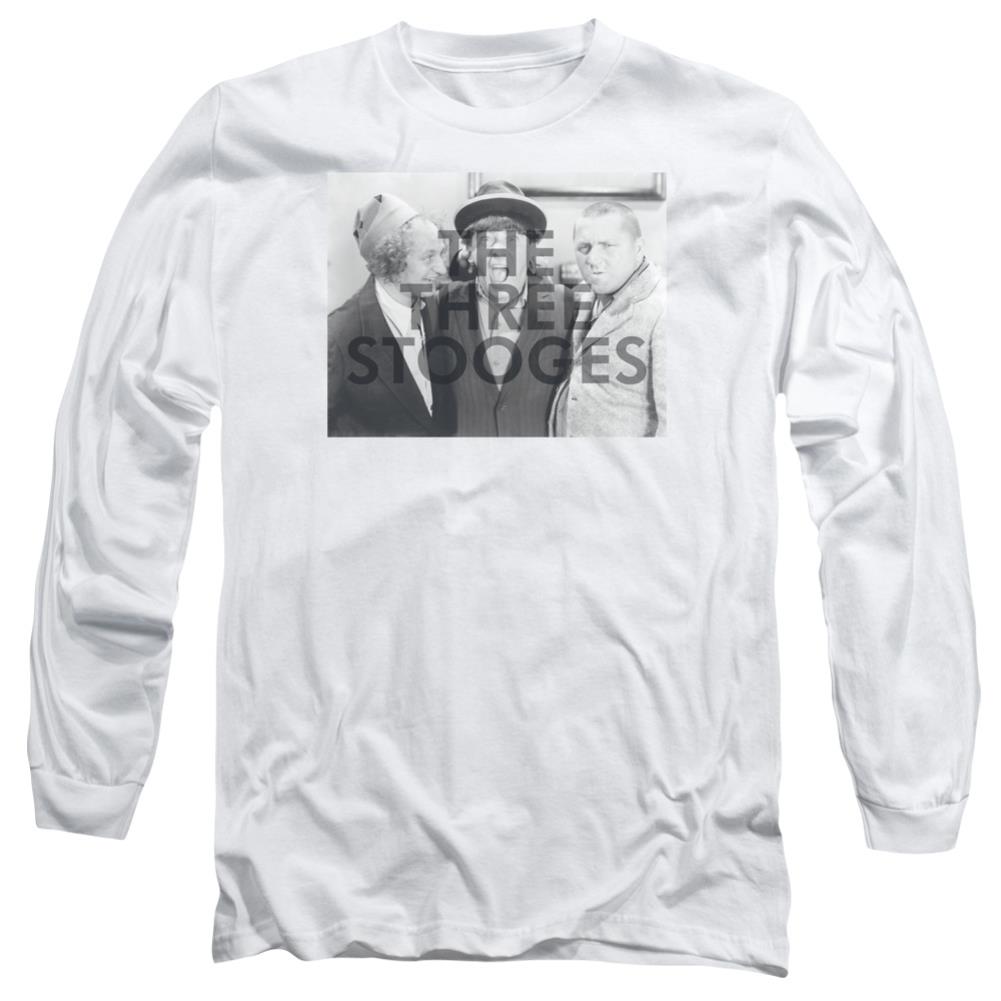 Three Stooges Cutoff Men's 18/1 Cotton Long-Sleeve T-Shirt