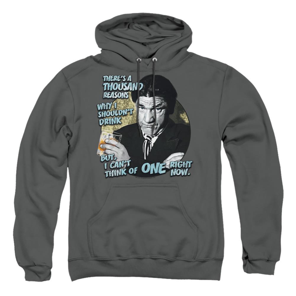 Three Stooges Drink Men's Pull-Over 75 25 Poly Hoodie