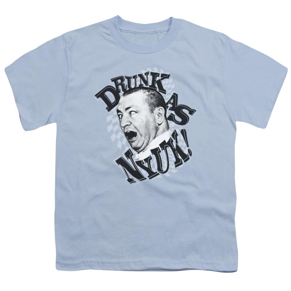Three Stooges Drunk Youth 18/1 100% Cotton Short-Sleeve T-Shirt