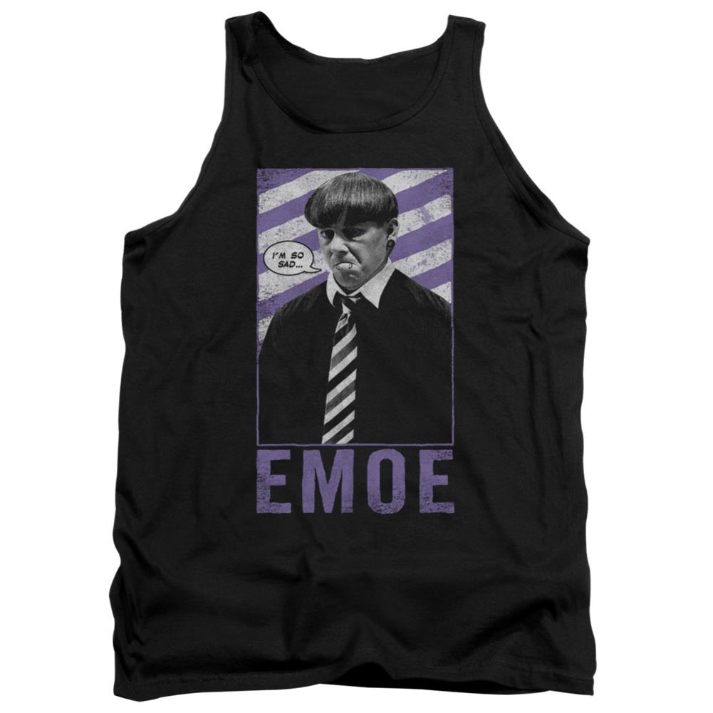 Three Stooges Emoe Men's 18/1 Cotton Tank Top