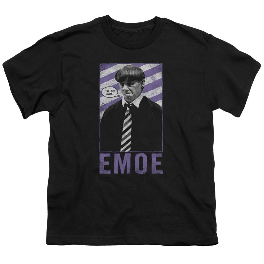 Three Stooges Emoe Youth 18/1 100% Cotton Short-Sleeve T-Shirt