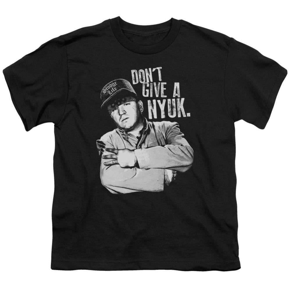 Three Stooges Give A Nyuk Youth 18/1 100% Cotton Short-Sleeve T-Shirt
