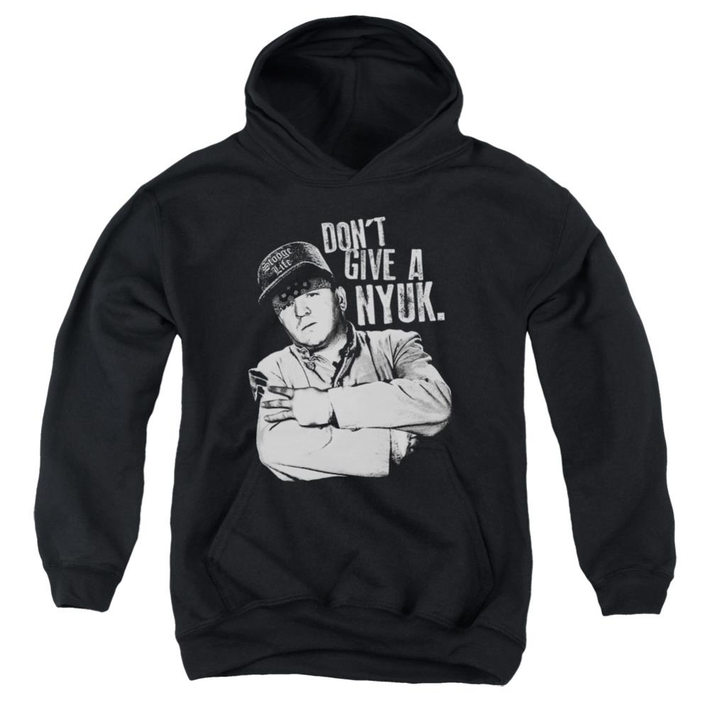 Three Stooges Give A Nyuk Youth Cotton Poly Pull-Over Hoodie
