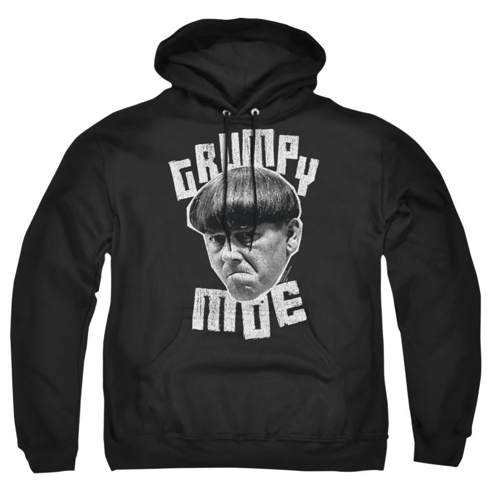 Three Stooges Grumpy Moe Men's Pull-Over 75 25 Poly Hoodie