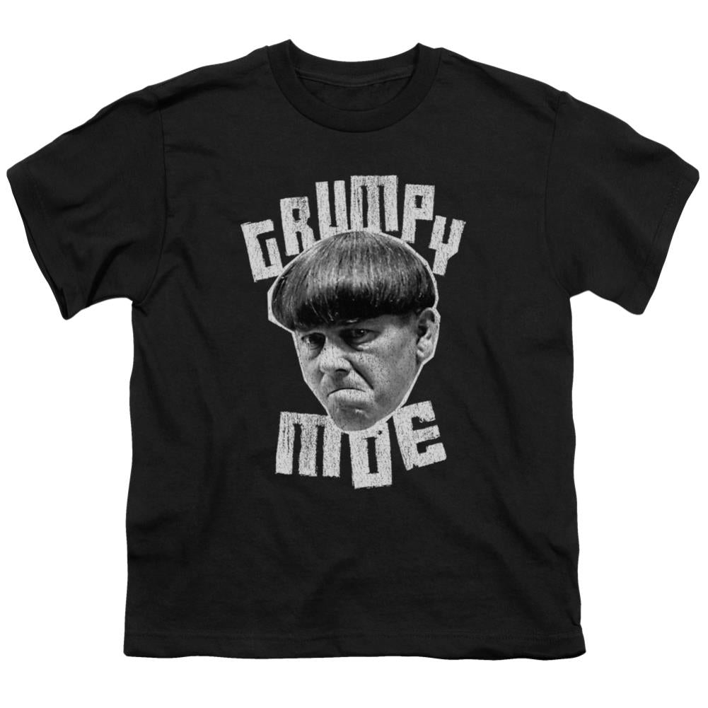 Three Stooges Grumpy Moe Youth 18/1 100% Cotton Short-Sleeve T-Shirt