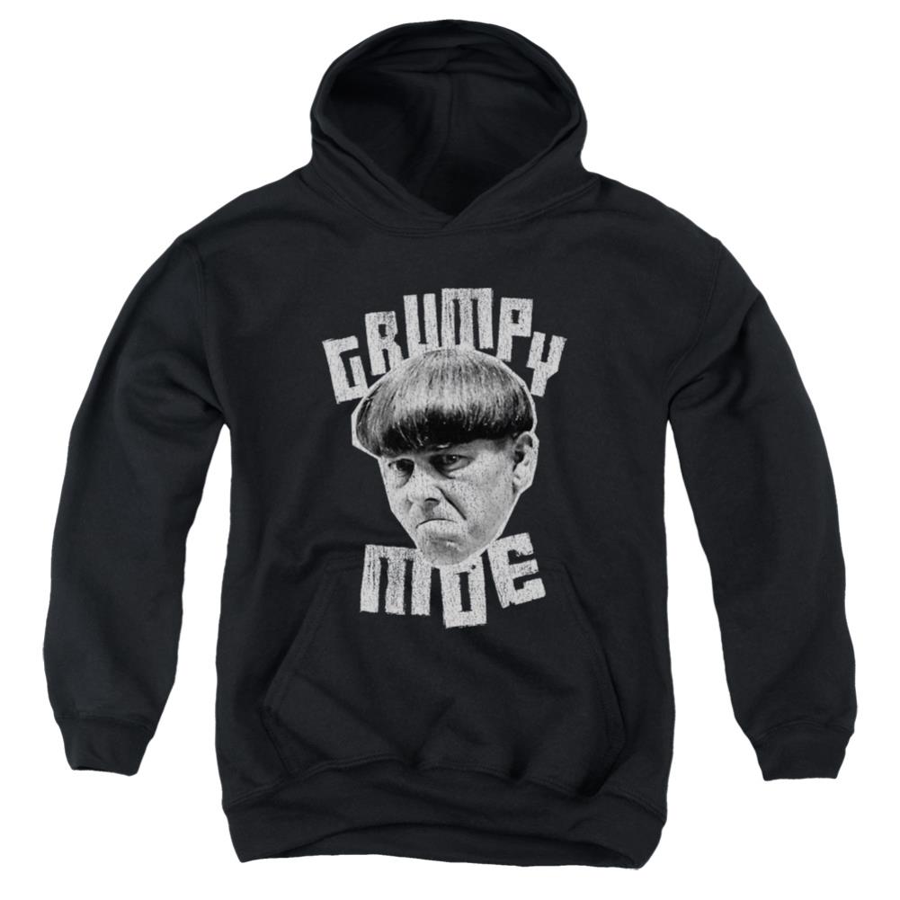 Three Stooges Grumpy Moe Youth Cotton Poly Pull-Over Hoodie