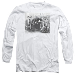 Three Stooges Hello Men's 18/1 Cotton Long-Sleeve T-Shirt