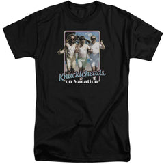Three Stooges Knucklesheads On Vacation Men's 18/1 Tall Cotton Short-Sleeve T-Shirt